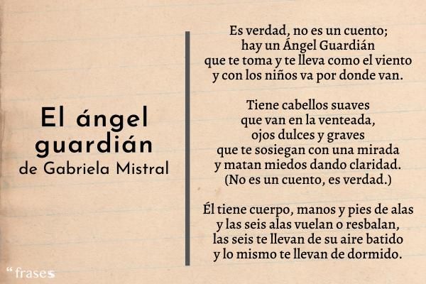 Poemas de Gabriela Mistral