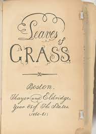Qué poeta estadounidense escribió "Hojas de hierba"?